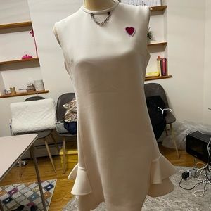 Louis Vuitton Flounce Detail Straight-Cut Dress w/ Game On Patch